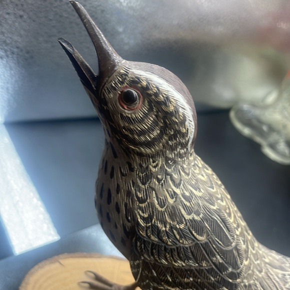 Hand Carved Hand Painted Fine Collection Wood Decoy Shore Bird Vintage - Picture 2 of 9